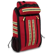 Elite Bags QUICK ACCESS Notfallrucksack | rot | kompakt | hohe Funktionalität | für die Notfallversorgung | Schnellöffnungs-System | Hüfttasche als Extra dabei