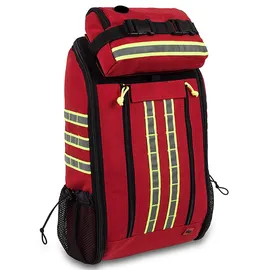 Elite Bags QUICK ACCESS Notfallrucksack | rot | kompakt | hohe Funktionalität | für die Notfallversorgung | Schnellöffnungs-System | Hüfttasche als Extra dabei