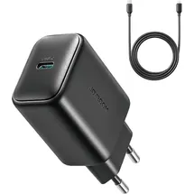 Joyroom 25W SFC / PPS / PD - Schwarz + USB-C / Usb-C Kabel Schnellladefunktion,