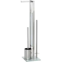 Wenko WC-Garnitur Rivalta Silber Matt (21564100)
