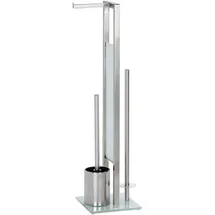 Wenko WC-Garnitur Rivalta Silber Matt (21564100)