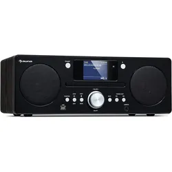 Auna Tragbares DAB Radio mit CD Player, mit Bluetooth, DAB/DAB+/FM Radio schwarz