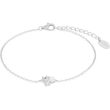 s.Oliver Armband mit Zirkonia und Muschelkernperle Silber 2039697 Größe 20 cm