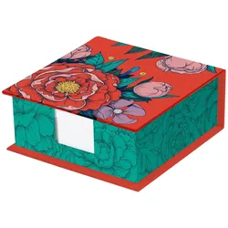Clairefontaine 4x Frida Kahlo, Memoblock 11x11x4cm mit 300 Blatt blanko 9,8x9,8 cm - 116226C