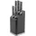 Zwilling Spectrum Messerblock 6-tlg. Schwarz/Silber