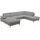 sit&more Wohnlandschaft SIT & MORE "Morris Jubi U-Form, B: 300 cm", grau, B:300cm H:83cm T:202cm, 100% Polyester, Sofas, Wohnlandschaft, mit Armteilfunktion & 1 Zierkissen, optional Bettfunktion