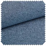 novely® Stoff AUEN Premium Möbelstoff - Robuster Webstoff - Fein Gewebter Polstersto, Meliert, Strapazierfähig, Handwebcharakter, Meterware, 1lfm blau