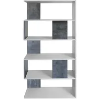 Hti-Living Raumteilerregal 5 Regalfächer 1-tlg. Weiß