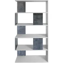 Hti-Living Raumteilerregal 5 Regalfächer 1-tlg. Weiß