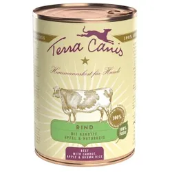 Terra Canis Classic Adult 6x400g Rind mit Karotte, Apfel & Naturreis