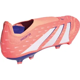 adidas Predator League Laceless FG/MG Herren Signal Coral/Cloud White/Beam Orange 43 1/3