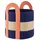 REMEMBER Aufbewahrungskorb Colombo klein Ø 37 x H 43 cm blau