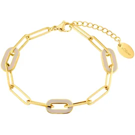 s.Oliver Statemenarmband Edelstahl gelbgold 2037987 Größe 20 cm