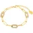 s.Oliver Statemenarmband Edelstahl gelbgold 2037987 Größe 20 cm
