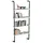 VCM Insasi Bücherregal 64 x 20 x 150 cm Weiß