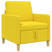 vidaXL Sofa mit Stauraum Helles Gelb 72 x 78 x 87 cm Polyester