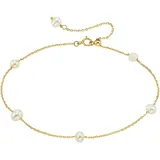 aniston jewelry & watches Armband mit Perlen gelb/goldfarben 24 cm