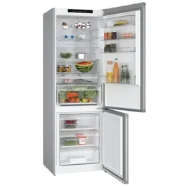 Bosch Serie 4 KGN49EICF Kühl-Gefrierkombination (440 l, 2030 mm hoch, Inox-antifingerprint)