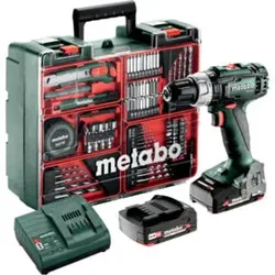 Metabo Akku-Schlagbohrschrauber SB 18 L Mobile Werkstatt Mobile Werkstatt; Kunststoffkoffer; 18V 2x2Ah Li-Power + SC 30