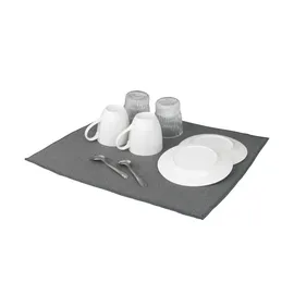 Wenko Mikrofaser Abtropfmatte Miko 47 x 40 cm Grau
