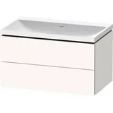 Duravit Möbel-Set L-Cube 80x48x48cm, o Hahnl., we. matt, 2 Schub.