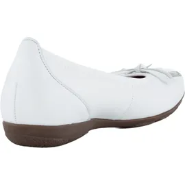 Gabor Ballerina weiß Leder Schleife 04.164.21 für Damen, weiß, Größe 36 EU 3,5 UK