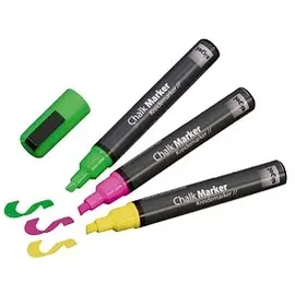 Sigel Kreidemarker farbsortiert 1,0 - 5,0 mm, 3 St.