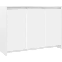 vidaXL Sideboard 102 x 75 x 33 cm Weiß