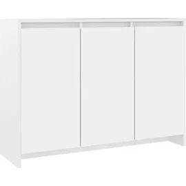 vidaXL Sideboard 102 x 75 x 33 cm Weiß