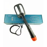 Unterwasser Metalldetektor Puls Pinpointer Induktion Tauchen Schatz Wasserdichter Metalldetektor Handheld Coil Metallfinder (Schwarz)