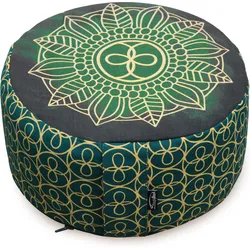 Meditationskissen Cosmic Flow Meditation Dunkel Grün Bequem YOGISHOP.COM grün No Size
