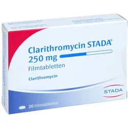 CLARITHROMYCIN STADA 250 mg Filmtabletten 20 St