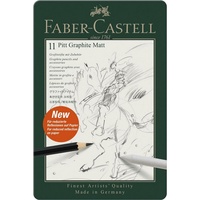 Faber-Castell Pitt Graphite Matt 11er Metalletui