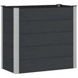 vidaXL Hochbeet 100 x 50 x 91 cm Schwarz