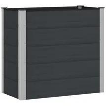 vidaXL Hochbeet 100 x 50 x 91 cm Schwarz