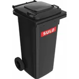 SULO Müllgroßbehälter 120l HDPE anthrazitgrau fahrbar,n.EN 840