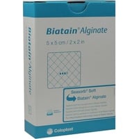 Coloplast Biatain Alginate Kompressen 5x5 cm