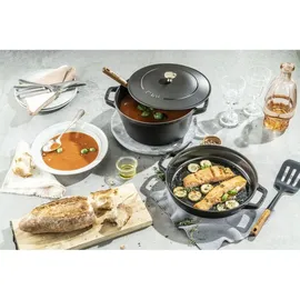 Staub Cocotte Kochtopfset 2-tlg. schwarz