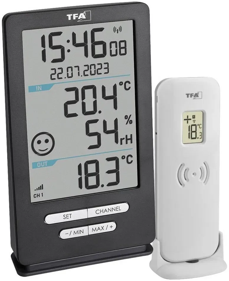 Preisvergleich Produktbild TFA Dostmann Raumthermometer 30.374.01