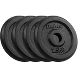 rebel electro Gusseisen-Gewichtsset 4x2,5kg Gewichte 31mm Classic