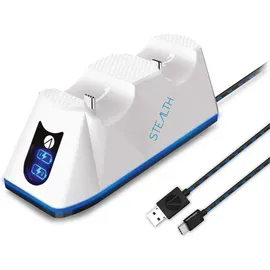 STEALTH Twin Charging Dock Halterung Weiß PS5