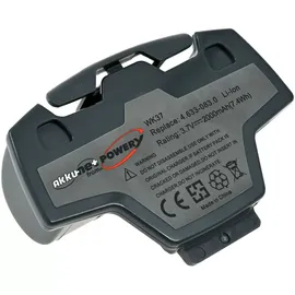 AccuCell Akku für Werkzeug Kärcher WV 5 / Typ 4.633-083.0