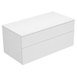 KEUCO Sideboard „Edition 400“ Nussbaum (Furnier), Nussbaum (Furnier), ohne Beleuchtung 105 × 47,2 × 53,5 cm