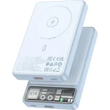 HOCO Powerbank mit induktivem Laden, kompatibel mit MagSafe – 10.000 mAh PD 22,5 W Blau