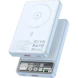 HOCO Powerbank mit induktivem Laden, kompatibel mit MagSafe – 10.000 mAh PD 22,5 W Blau