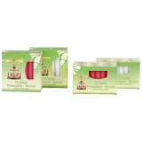 Idena Pyramidenkerzen 1,4x7cm 24st. weiß, Wachs, 80x11.6x4.8 cm