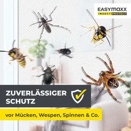 EasyMaxx Fliegengitter mit Magic Click 130 x 150 cm weiß