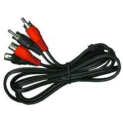 Cinch-Verlängerung 10m Stereo Audio Stecker-Kupplung