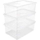 KEEEPER Bea 26,5 x 14 x 39 cm 3-tlg. transparent