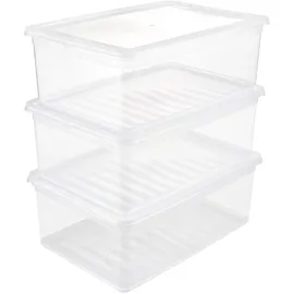 KEEEPER Bea 26,5 x 14 x 39 cm 3-tlg. transparent